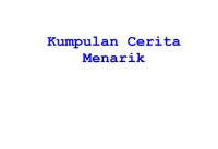 Kumpulan Cerita Menarik ebook